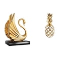 thumbnail image 1 of estatua de resina de cisne,Figuras de cisne,estatuas,decoración del hogar,fiesta de bodas,Estatua de resina,Estatua de resina para decoración del hogar,manualidades,oro,Escultura de, 1 of 8