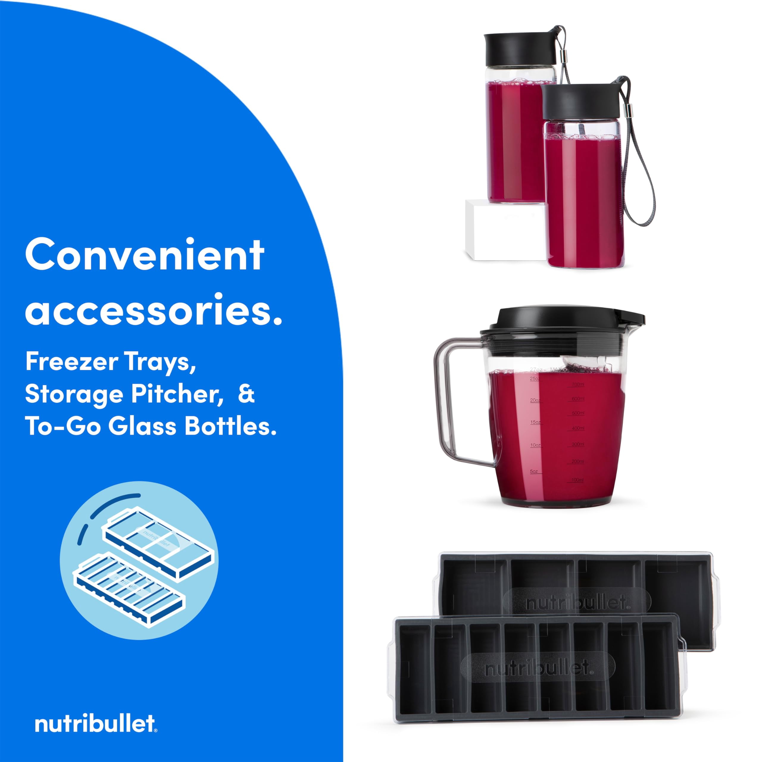 Open Box Nutribullet Juicer Pro Centrifugal Juicer Machine for Fruit, Vegetables, and Food Prep, 27 Ounces/1.5 Liters, 1000 Watts, Silver, NBJ50200