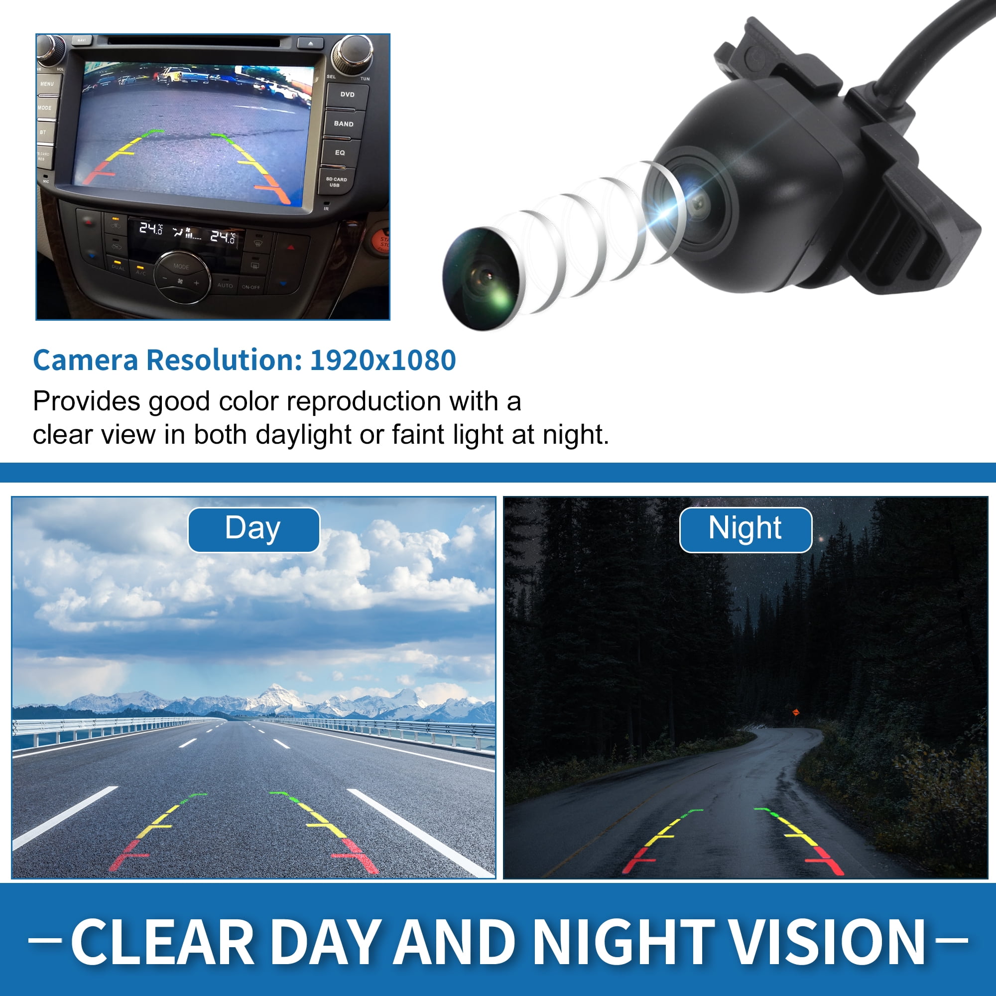 Unique Bargains Rear View Camera for Hyundai Kona 2018 2019 2020 2021 95760-J9000