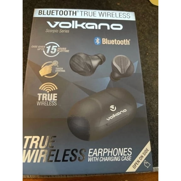 RHEA- Volkano Scorpio Series True Wireless Earphones With Case Bluetooth Earbuds New