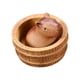 thumbnail image 1 of Figura de mascota de té en miniatura de capibara de arcilla, recuerdo, estatua de animal pequeño, decorativa, linda, 1 of 9