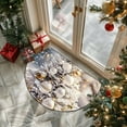thumbnail image 4 of Beautynvta Christmas Rug for Entryway, Half Round Winter Christmas Tree Ball Printed Door Mat, Non-Slip Washable Indoor Floor Mat for Kitchen Bathroom Fireplace, 23.6''x19.7'', 4 of 6