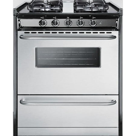 TTM21027BRSW 30 Freestanding Gas Range with 4 Sealed Burners  3.7 cu. ft. Oven Capacity  Electronic Ignition  Broiler Compartment and 2 Oven Racks  in Stainless (Best Freestanding Double Oven Gas Range)