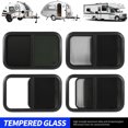 thumbnail image 3 of RV Window,RV Sliding Window L800 H450mm Tempered Glass   Screen for Trailer Marine Camp, 3 of 8
