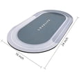 thumbnail image 4 of Hengbo Non Slip Bath Mat 16x24 Inch Oval Diatomaceous Earth Quick Dry Absorbent Shower Mat for Bathroom Kitchen, 4 of 8