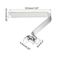 thumbnail image 2 of Unique Bargains 6.4x5mm Kayak Paddle Snaps, Hollow Button Single Pin Lock Tube Spring Clips for Tent Pole, 10 Pack, 2 of 6