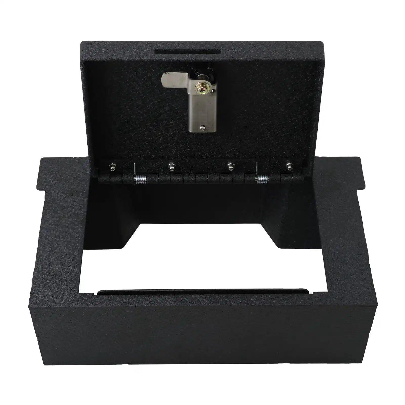 Center Console Safe Gun Safe, WASAI Console Gun Vault Lock box Compatible with RAM 1500/2500/3500 LARAMI/BIGHORN/POWERWAGON 2019-2024, NOT FIT Cup Holder with Cover, 4-Digit Lock with Backup Key.