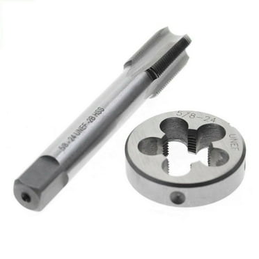 HSS 5/8"-24 UNEF Right Hand Thread Tap and Die Set New (5/8*24)