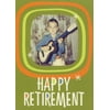 Sudbury Studio Boy With Acoustic Guitar Funny / Humorous Masculine Retirement Congratulations Card for Him / Man
