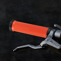 Universal 22.2mm Bicycle Rubber Handlebar Grips | Ergonomic Non-Slip Shock Absorbing Soft Rubber Covers for Road Mountain Electric Bikes | Comfortable Grip 5in Length | Pack of 2