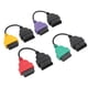 thumbnail image 2 of Cable Adaptador De Escáner OBD2, ABS Fácil Operación A Prueba De Calor 4 Piezas Cable De Diagnóstico De Coche Resistente A La Abrasión Para Herramienta ECU ANGGREK OBD2 Scanner Diagnostic Cable, 2 of 8