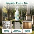 thumbnail image 3 of Headstone Cleaner for Graves,Headstone Restoration and Cleaning Spray-Restores & Cleans Marble, Granite, Concrete, Slate, Limestone, Granite Marble Cemetery Memorials, 3 of 8