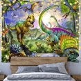 thumbnail image 1 of Tapiz Dinosaurios Alfombras para en La Pared Alfombra Decorativa El 145x130cm, 1 of 10