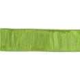 thumbnail image 3 of LaRibbons 2 1/2" Wired Metallic Dupioni Ribbon, Apple Green, 10 Yard Roll, 3 of 5