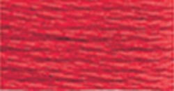 DMC Mouline 117-666 Six-Strand Embroidery Thread, Bright Red, 8.7-Yards