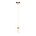 thumbnail image 2 of Trade Winds Lighting 1-Light Pendant Light In Natural Brass, 2 of 6