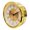 Gold, variant on Tibvox Skeleton Clock Mechanism With Gold/Silver Frame 3.5Inch Mounting Diameter