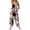 Saffron, variant on Womens Halloween Jumpsuits Skull Spiderweb Halter Backless Spooky Rompers Witch Hat Ghost Sleeveless Horror Overalls, XL