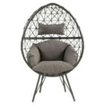 thumbnail image 2 of ACME Aeven Teardrop Patio Chair in Gray and Black, 2 of 6