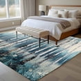 thumbnail image 4 of Spring Forest Area Rug 5x8 FT, Non Slip Bedroom Throw Carpet, Grey Tree Branch Impressionist Style Washable Soft Floor Carpet Non-Shedding Rug for Living Room Nursery Dorm Office, 4 of 9