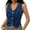 A-Blue976, variant on XIAOCHA Womens Washed Denim Vest Sleeveless V Neck Button Up Vest Durable Edgy Streetwear Vests