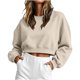 thumbnail image 2 of Neewe Womens Casual Sweatshirt Long Sleeve Tops Crewneck Loose Fit Tee Pullover Short Top Fall Shirts Fashion, 2 of 5