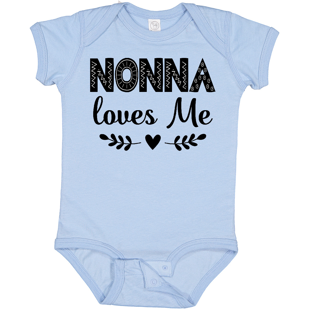 Inktastic Nonna Baby Clothes Grandchild Girls Baby Bodysuit