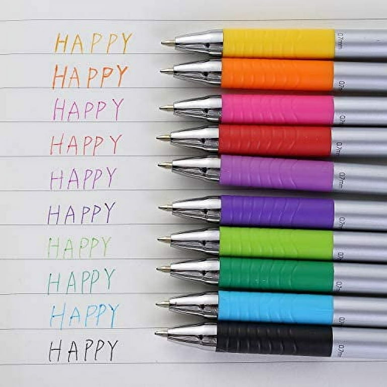 Mr. Pen- Aesthetic Pens, 10 Pack, Assorted Colors, Fast Dry, No Smear Bible  Pens No Bleed Through, Fine Point Pen, Ballpoint Pens Ballpoint, Fine Tip  Pens for N…