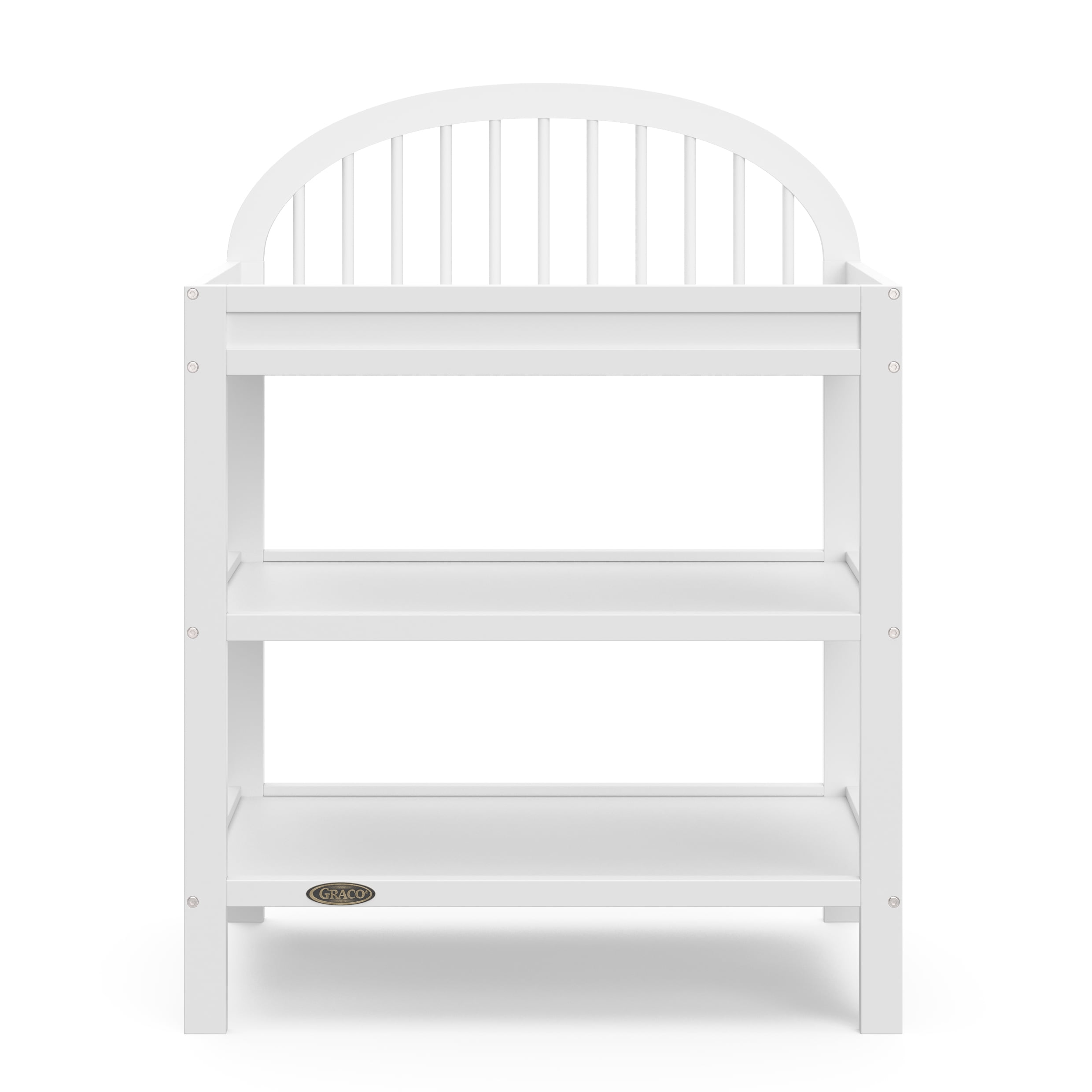 Graco Olivia Infant Wood Changing Table with Changing Pad, White