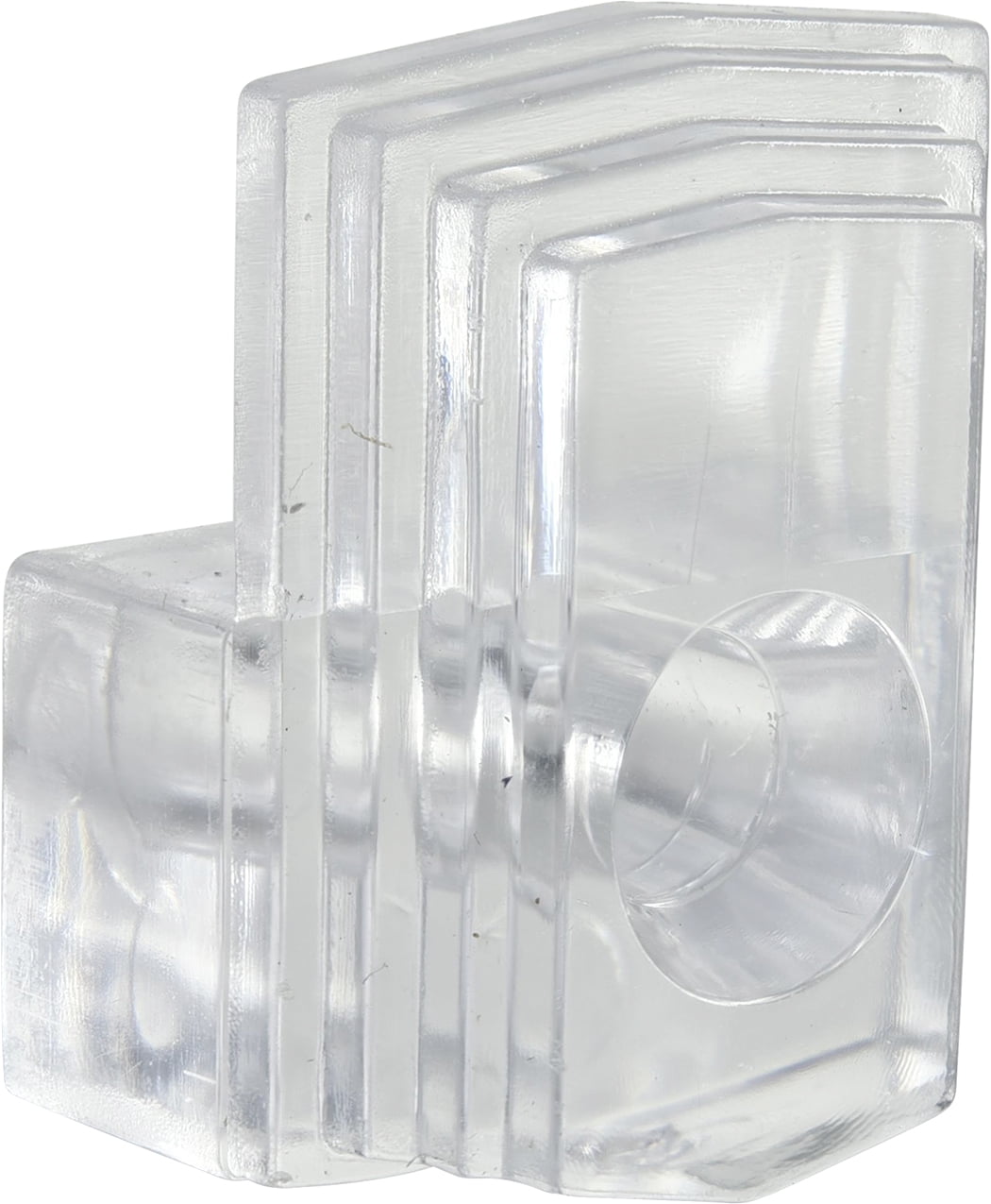 Ook Mirror Holders, Mirror Hangers, 1/8" Depth, 20 lbs, Plastic, Clear, 8 pack