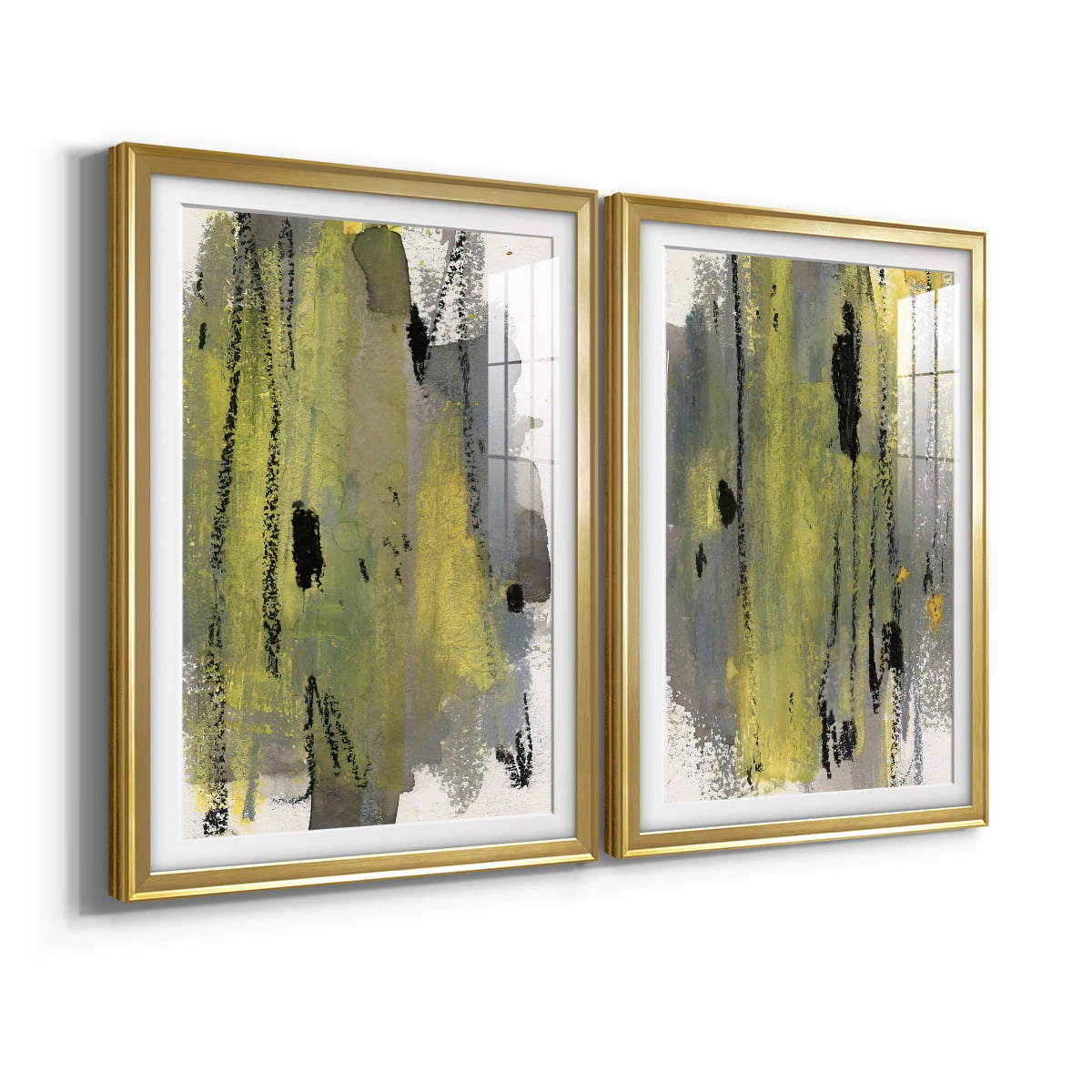 Wexford Home Loft Pastel I Premium Framed Print, 26.5" x 36.5" - Ready to Hang, Gold (Set of 2)