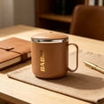 thumbnail image 6 of Dvumao 13.5 oz Stainless Steel Mug, Insulated Coffee Cup with Lid and Handle for Home and Office, 6 of 7