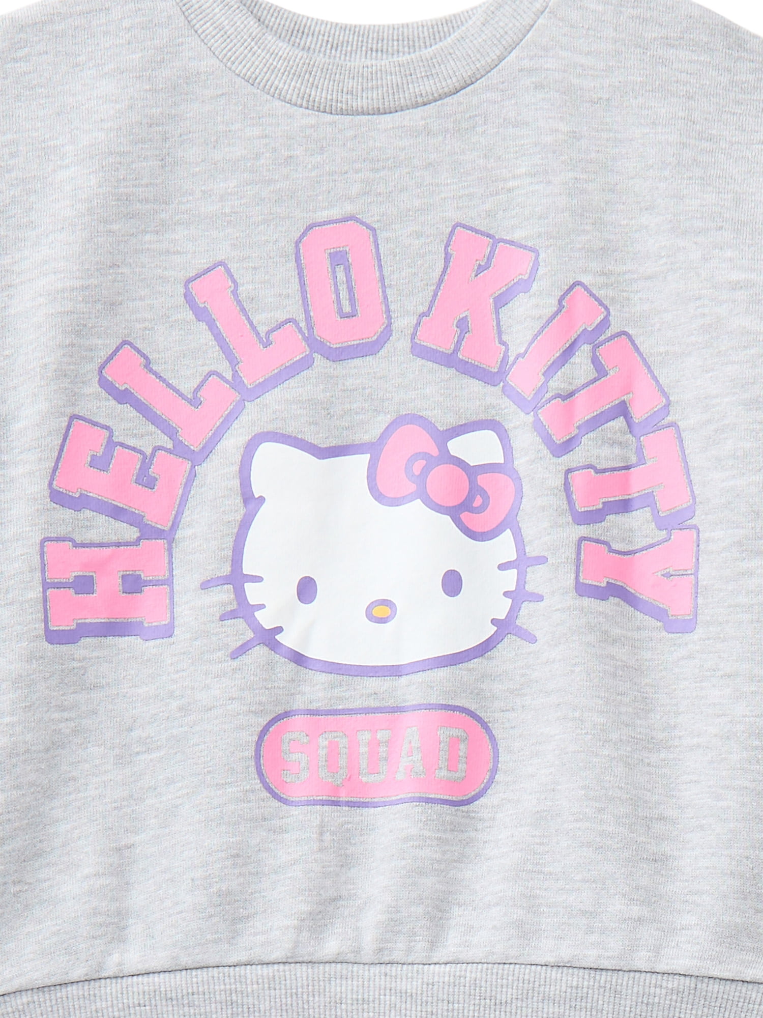 Hello Kitty Toddler Girls Graphic Sweatshirt and Joggers Set, 2-Piece, Sizes 12M-5T