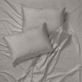 thumbnail image 1 of Cotton House - 100% Egyptian Cotton Sheet Set, 600 Thread Count, Light Grey, Queen Size, 1 of 3