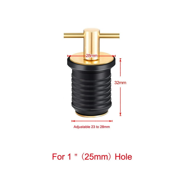 Goodhd Marine cross drain plug deck drain hole kayak motorboat drain