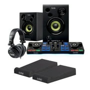 Hercules DJ Starter Kit w/ On-Stage ASP3001 Foam Studio Monitor Pads Bundle