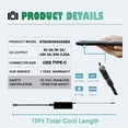thumbnail image 1 of 65W 45W USB-C Tipo-C Cargador de CA para Lenovo Chromebook 100e 300e 5, 1 of 2
