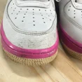 thumbnail image 4 of Ni&ke Sneakers Mens 8.5 Air Force 1 Low Hyper Grape Lace Up Leather CJ0524-002, 4 of 6