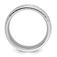 thumbnail image 2 of 925 Sterling Silver 6mm Rope Edge Ring Size 7 Wedding Fancy, 2 of 8