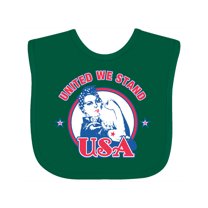 Inktastic Rosie Riveter United USA Girls Baby Bib