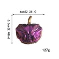 thumbnail image 2 of Statue Citrouille Mini Citrouilles Décoration de Fête Résine Décoration d'Halloween d'Intérieur, 2 of 9