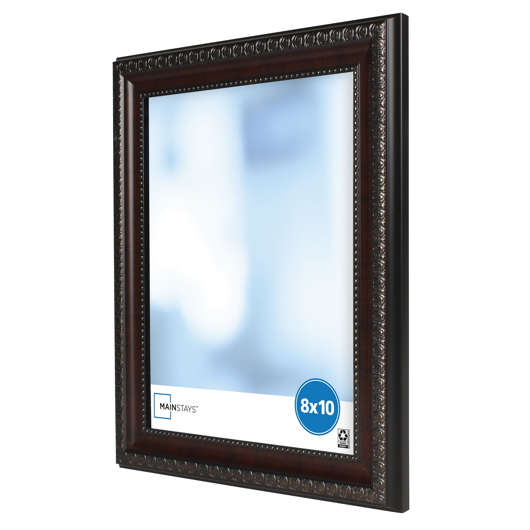 Mainstays Mahogany 8x10 Decorative Tabletop Picture Frame
