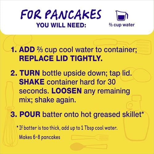 Betty Crocker Bisquick Shake N Pour, Buttermilk Pancake Mix, 5.1 Oz - Pack of 2