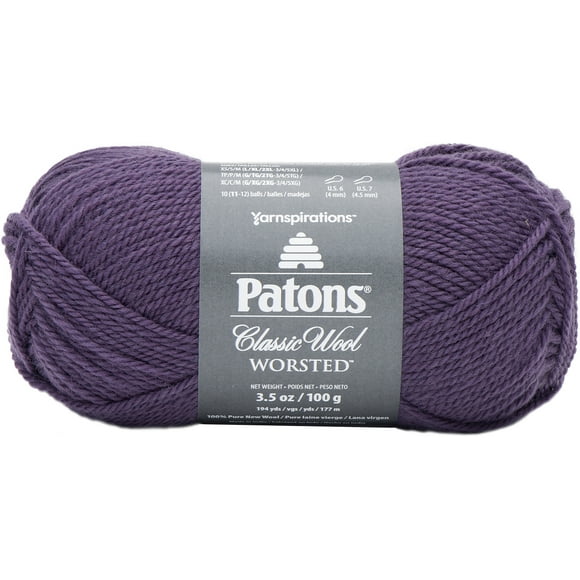Patons Fil de Laine Classique - Prune Gris