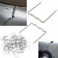 thumbnail image 2 of 100pcs RS16 0.6mm Flat Staples Hot Stapler For Car Auto Bumper Weld Torch Repair, 2 of 7