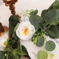 thumbnail image 4 of Eucalyptus Garland and Flower Hanging Artificial Eucalyptus Leaf Greenery for Wedding Backdrop Arch, 4 of 5