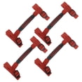 thumbnail image 1 of Mangos de agarre para barra de rodillo para Jeep Wrangler 1987-2021, soporte de mango de nylon rojo, 4 piezas, 1 of 6