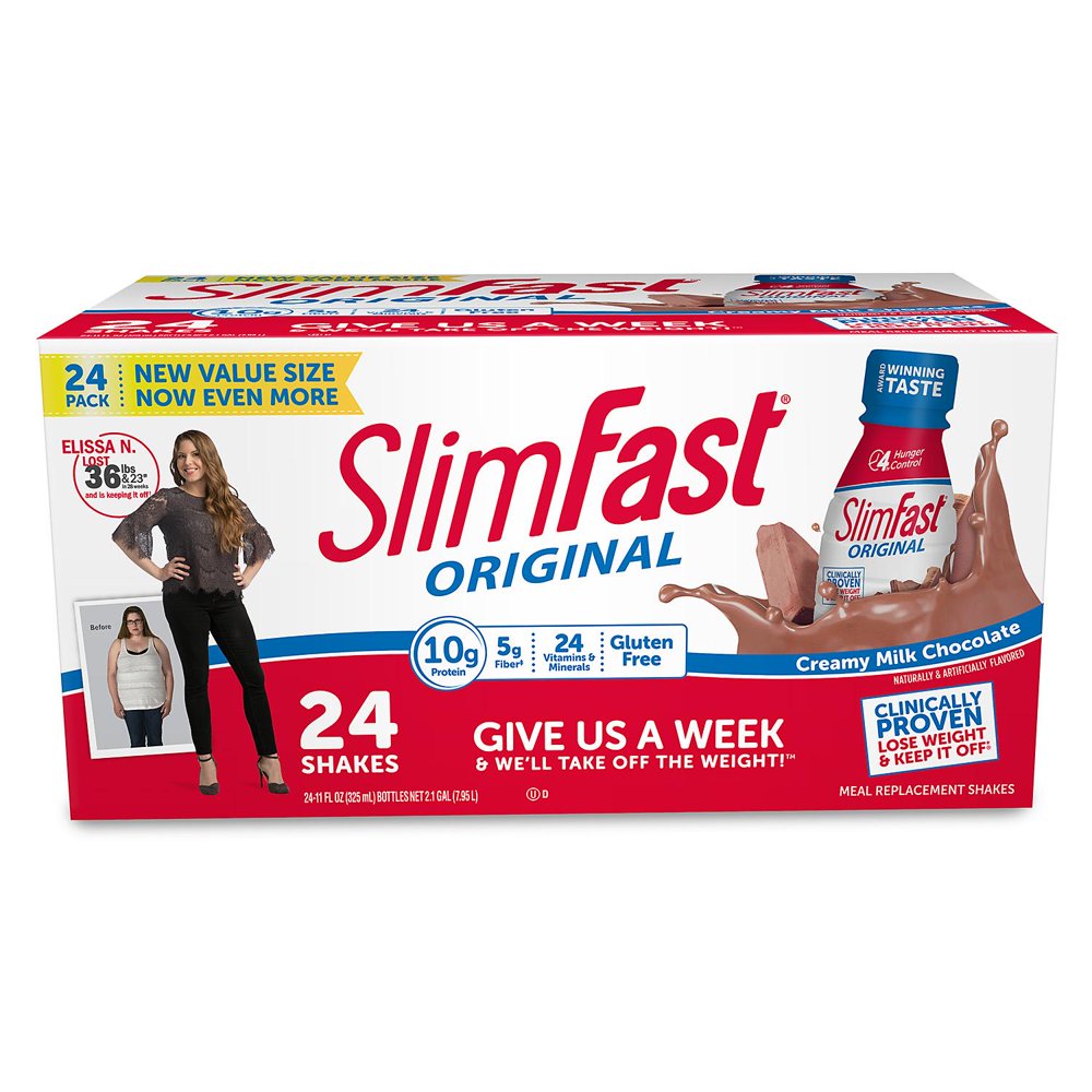 SlimFast Original Creamy Milk Chocolate Ready to Drink Meal Replacement
