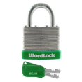 thumbnail image 4 of Wordlock PL-117-A1 Padlock Match Key Laminated Warded Lock, 40mm, Assorted Co..., 4 of 4