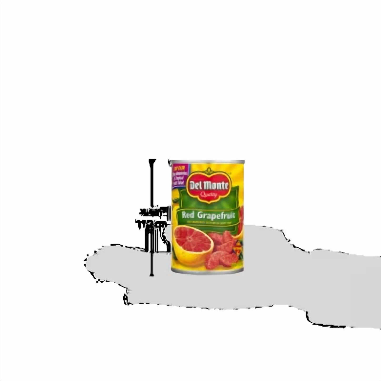 (12 pack) Del Monte Red Grapefruit in Light Syrup, 15 oz